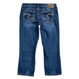 Silver Jeans Aiko Stretch Capri Jeans Size 29